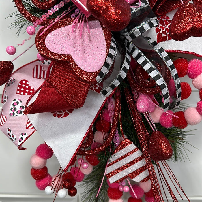 Stripe Heart Spray