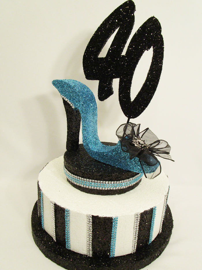 Stripped Faux Cake Centerpiece Base