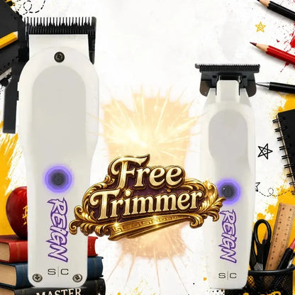 tyleCraft White Reign Clipper and Trimmer Bundle with professional cordless barber tools at buybarber.com