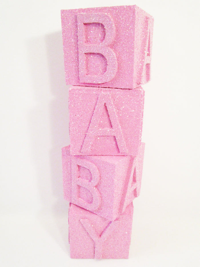 Large styrofoam baby blocks - Designs by Ginny
