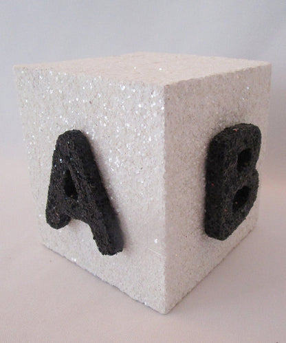 Styrofoam block letters - Designs by Ginny