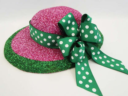 Styrofoam brim hat - Designs by Ginny