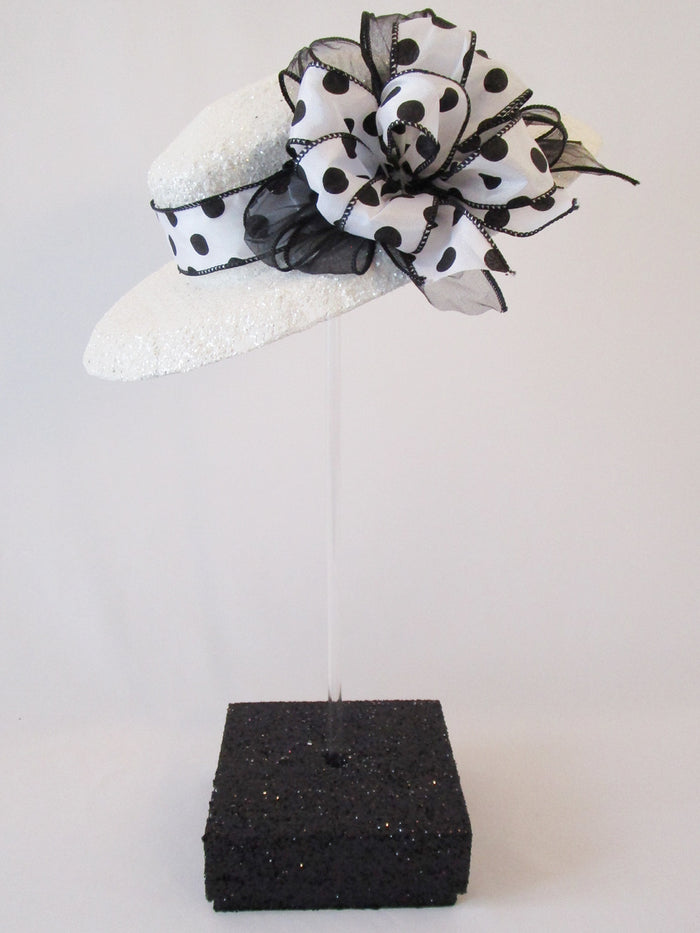 Brim hat centerpiece - Designs by Ginny
