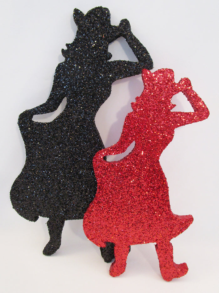 Styrofoam cowgirl cutout - Designs by Ginny