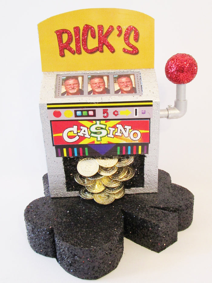 Styrofoam Slot Machine Centerpiece