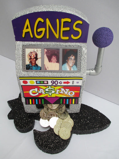 Styrofoam Slot Machine Centerpiece