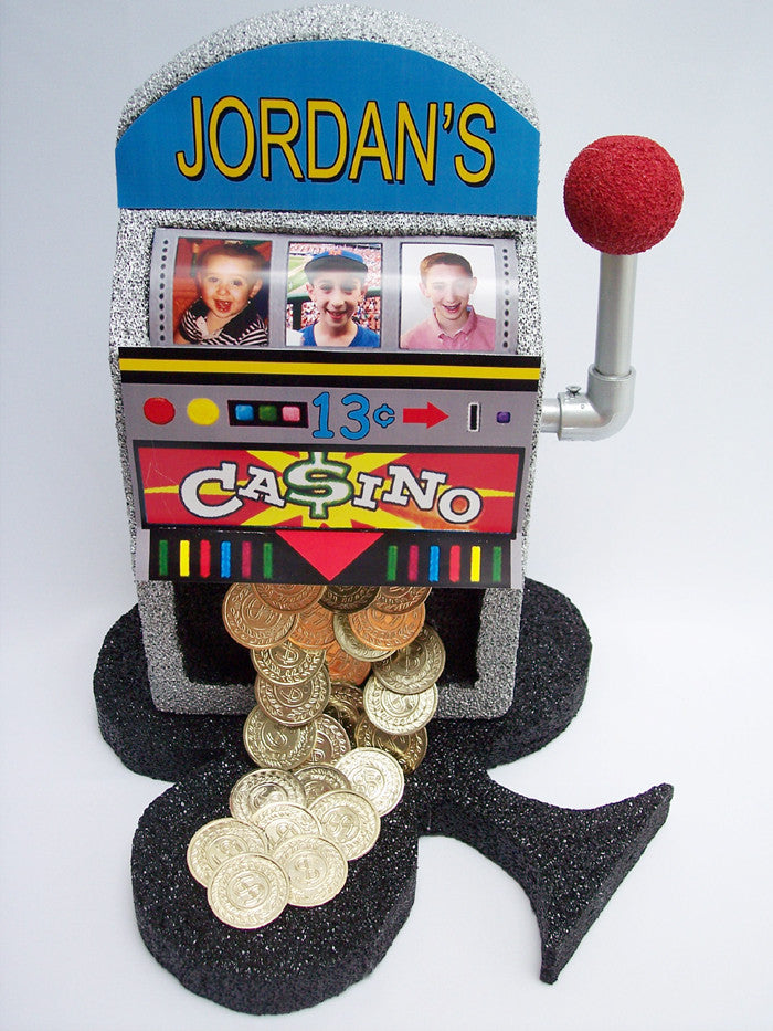 Styrofoam Slot Machine Centerpiece
