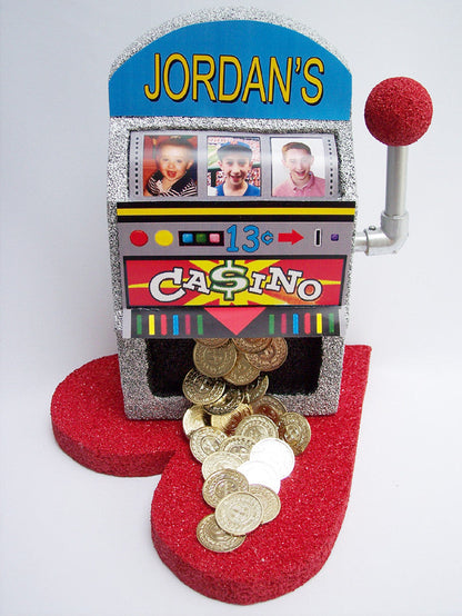 Styrofoam Slot Machine Centerpiece
