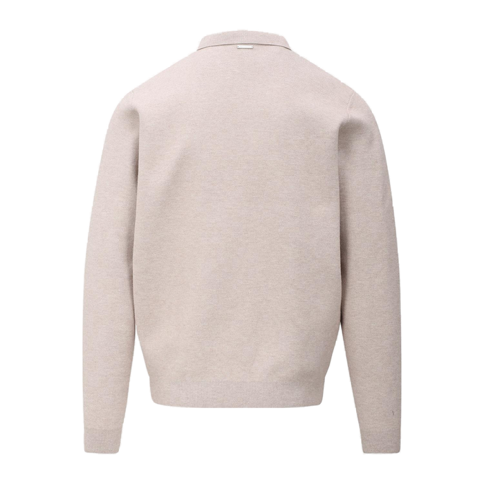 Urban Pioneers Male Succa Polo Half-zip SWEATER LIGHT SAND
