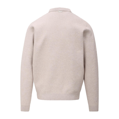 Urban Pioneers Male Succa Polo Half-zip SWEATER LIGHT SAND