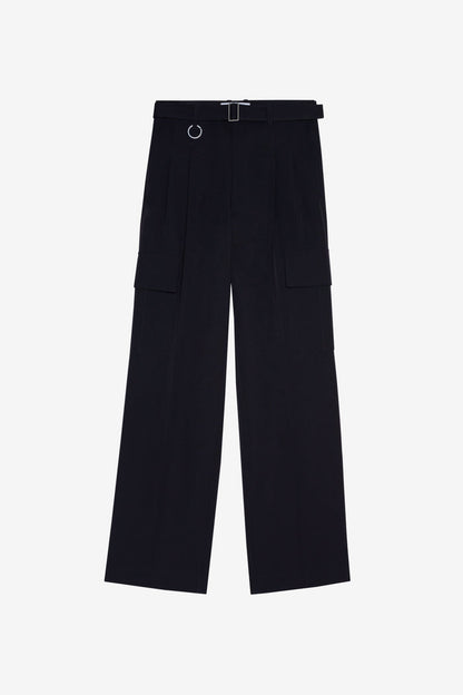 ETUDES STUDIO SUIT PANT CARGO POCKETS BLACK 1
