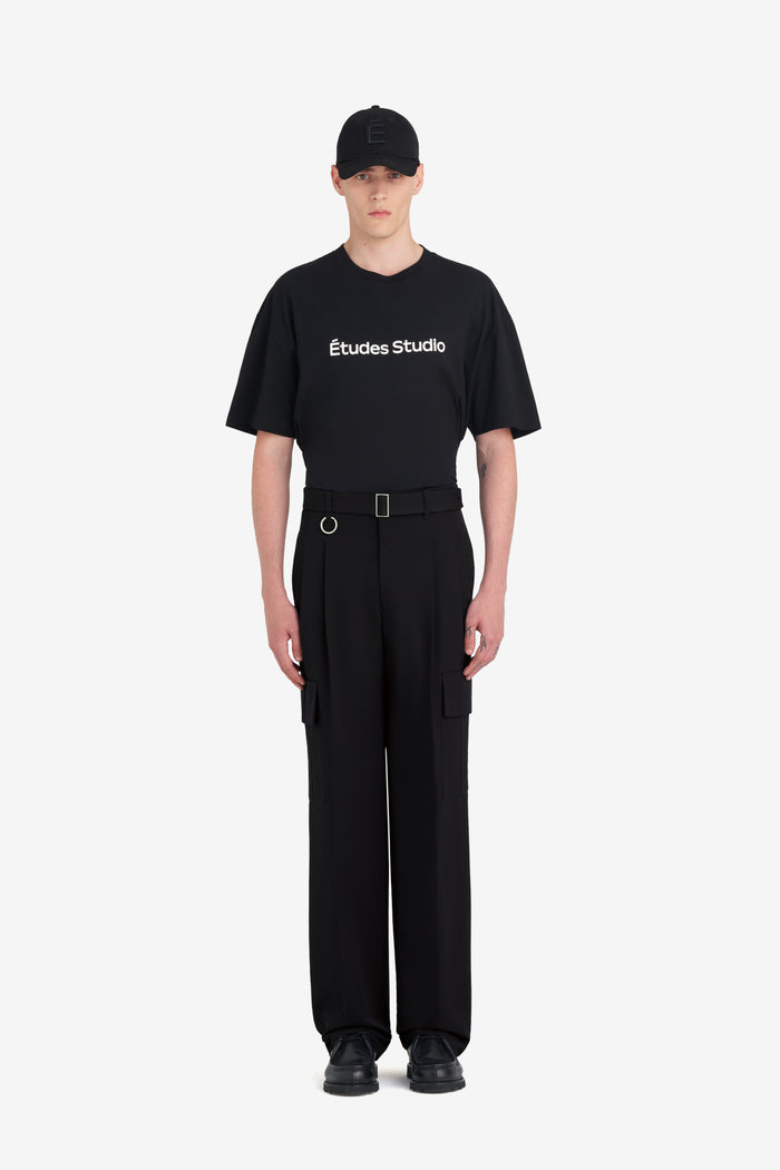 ETUDES STUDIO SUIT PANT CARGO POCKETS BLACK 3