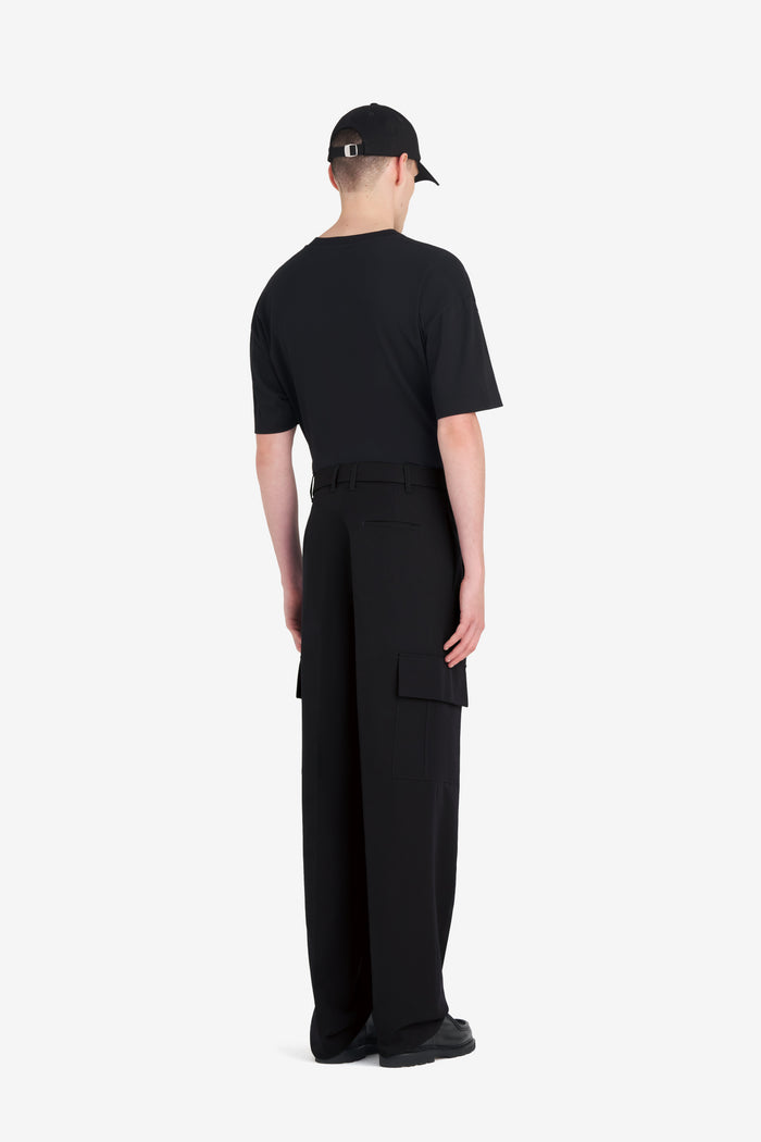 ETUDES STUDIO SUIT PANT CARGO POCKETS BLACK 4