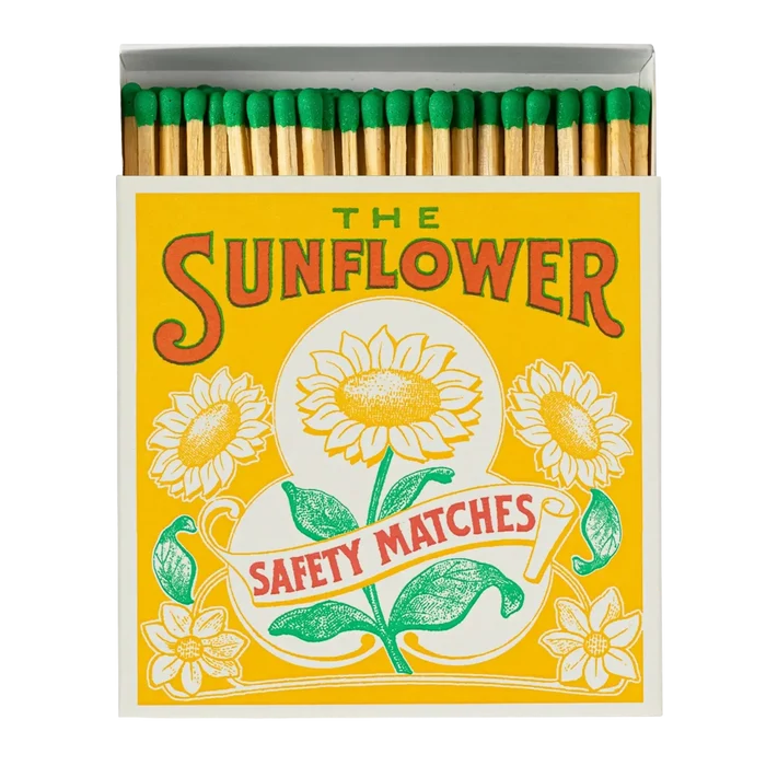 Sunflower Square Safety Matches Eleish Van Breems Home