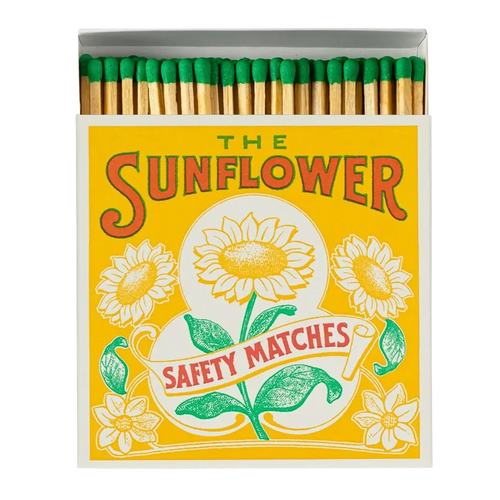 Sunflower Square Safety Matches Eleish Van Breems Home