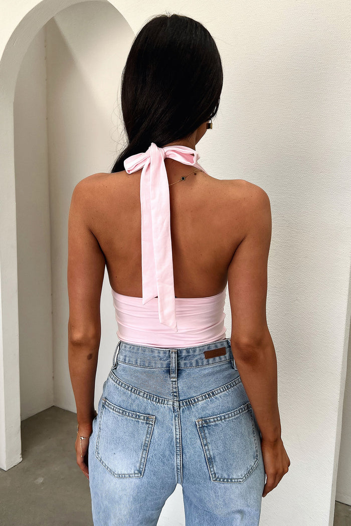 Sunshine Halter Top - Pink