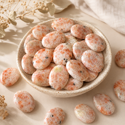 Sunstone Pocket Stones (Protection and Transformation )