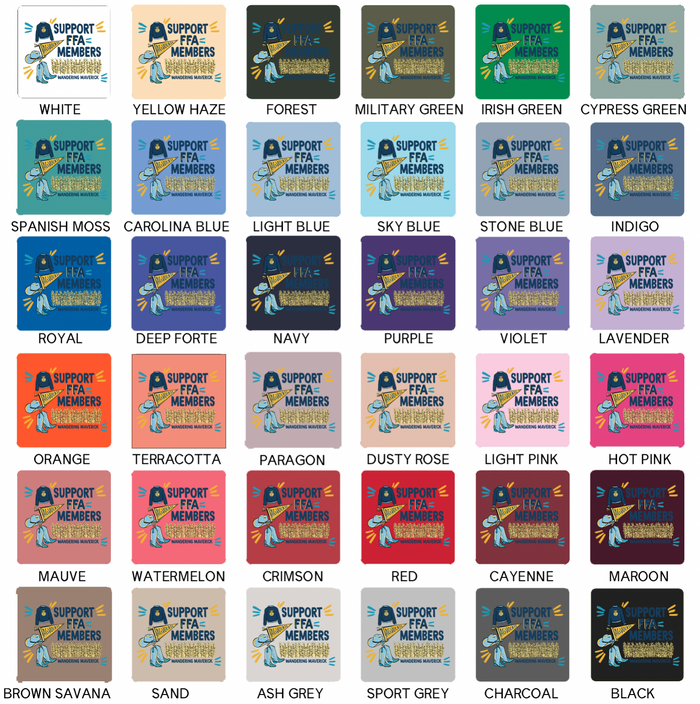 Support FFA Members– Crewneck