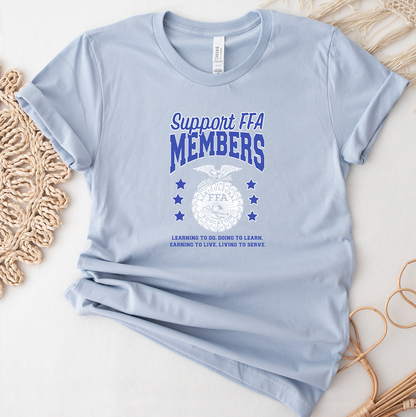 Support FFA Members Stars- Bella Canvas T-Shirt