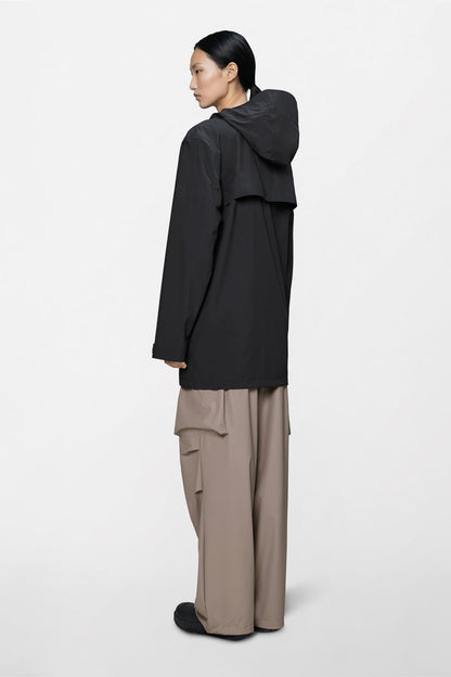 RAINS Suva Hardshell Long Jacket Black Jacket
