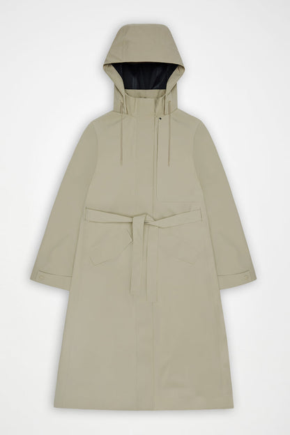 RAINS Suva Hardshell W Coat Beige Jacket