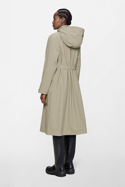 RAINS Suva Hardshell W Coat Beige Jacket
