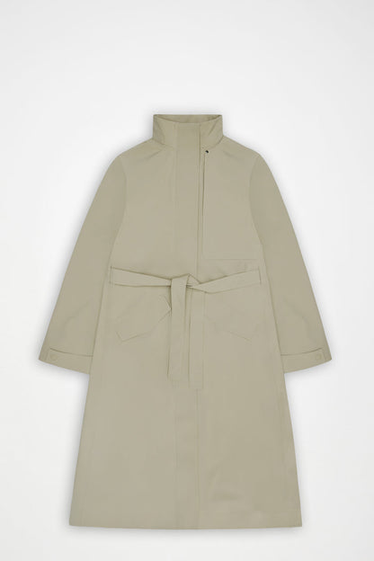 RAINS Suva Hardshell W Coat Beige Jacket