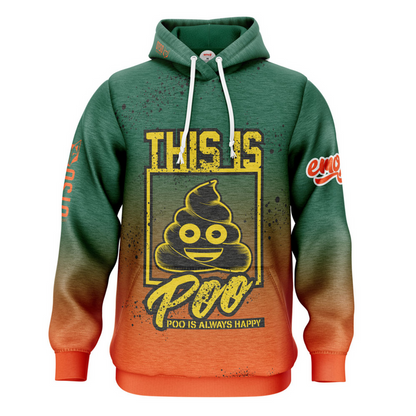 Sweat à capuche - Emoji Be like Poo