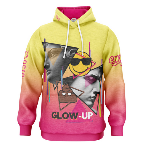 Sweat à capuche - Emoji Glow-Up