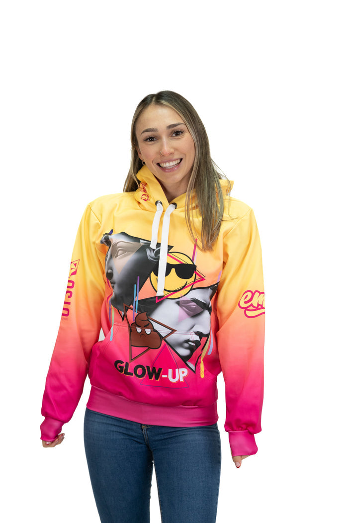 Sweat à capuche - Emoji Glow-Up