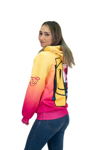 Sweat à capuche - Emoji Glow-Up