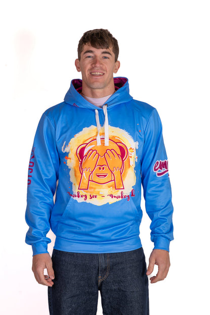 Sweat à capuche - Emoji Monkey See