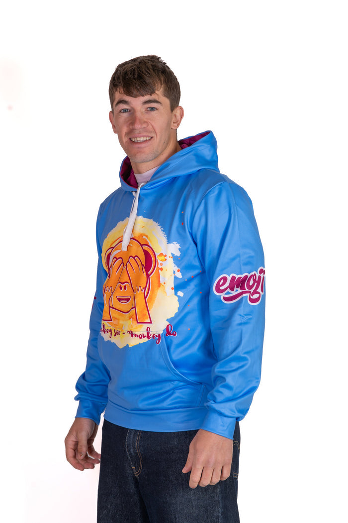Sweat à capuche - Emoji Monkey See