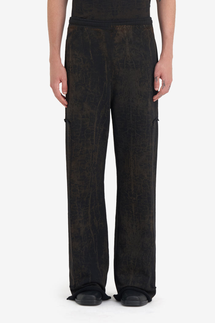SWEATPANTS E CRACKED XXS / BLACK
