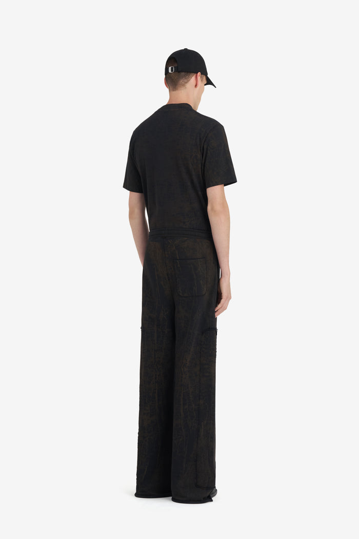 SWEATPANTS E CRACKED XXS / BLACK