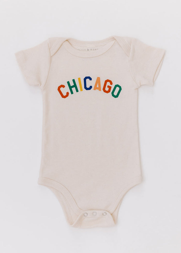 Sweet Home Chicago Onesie - Natural