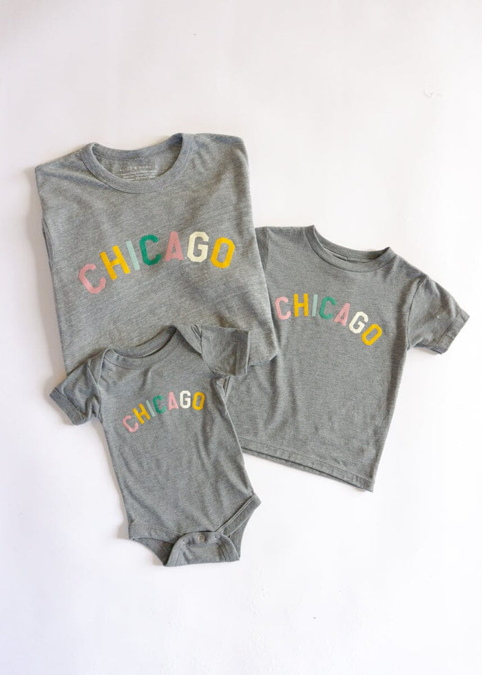 Sweet Home Chicago Toddler Tee - Pastel