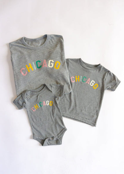 Sweet Home Chicago Toddler Tee - Pastel