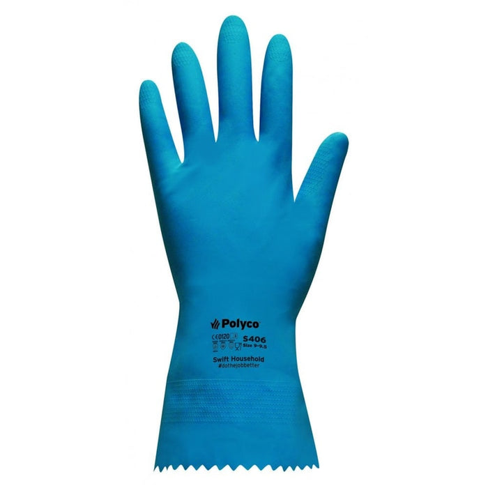 Swift Household™ Rubber Gloves - Blue