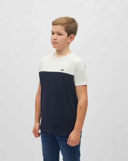 Sydney Tee White/Navy