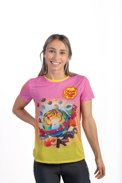 T-Shirt Femme - Chupa Chups Flavours World