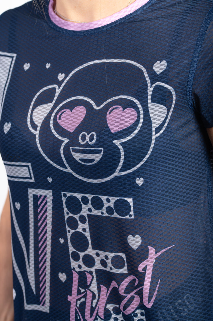T-Shirt Femme - Emoji Love First
