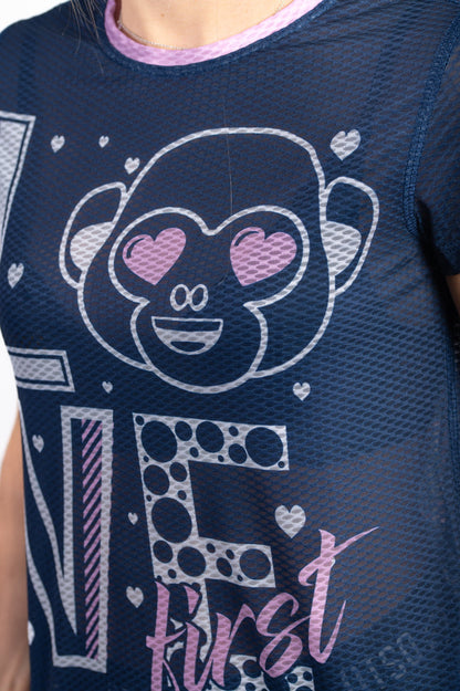 T-Shirt Femme - Emoji Love First
