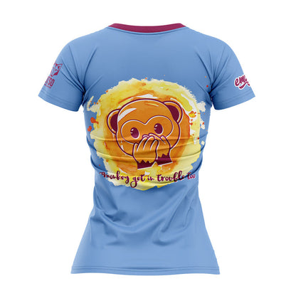 T-Shirt Femme - Emoji Monkey See