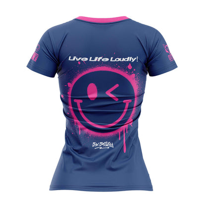T-Shirt Femme - S.W.Smiley Graffiti