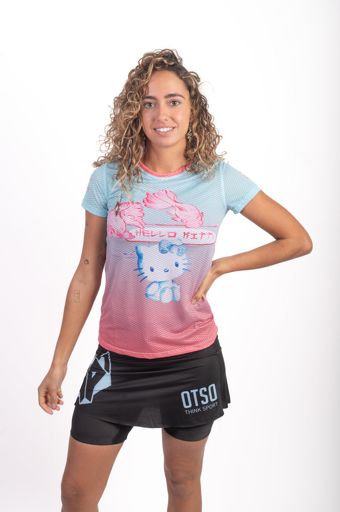 T-Shirt Femme/Enfant - Hello Kitty Wave