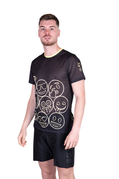 T-Shirt Homme - Emoji Neon Faces