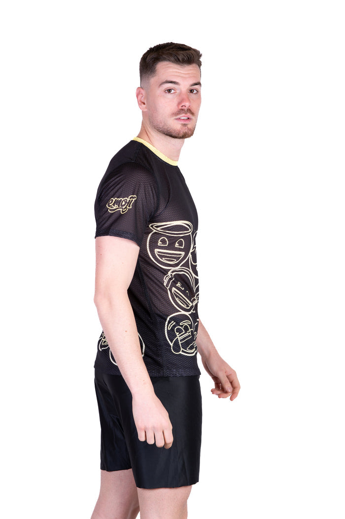 T-Shirt Homme - Emoji Neon Faces