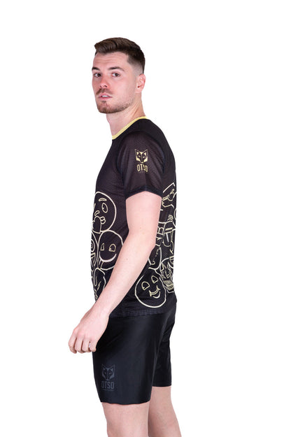 T-Shirt Homme - Emoji Neon Faces