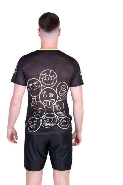 T-Shirt Homme - Emoji Neon Faces